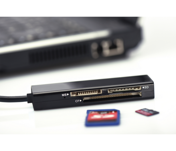 EDNET USB 2.0 HighSpeed czarny 85241 - 1443448 - zdjęcie 3